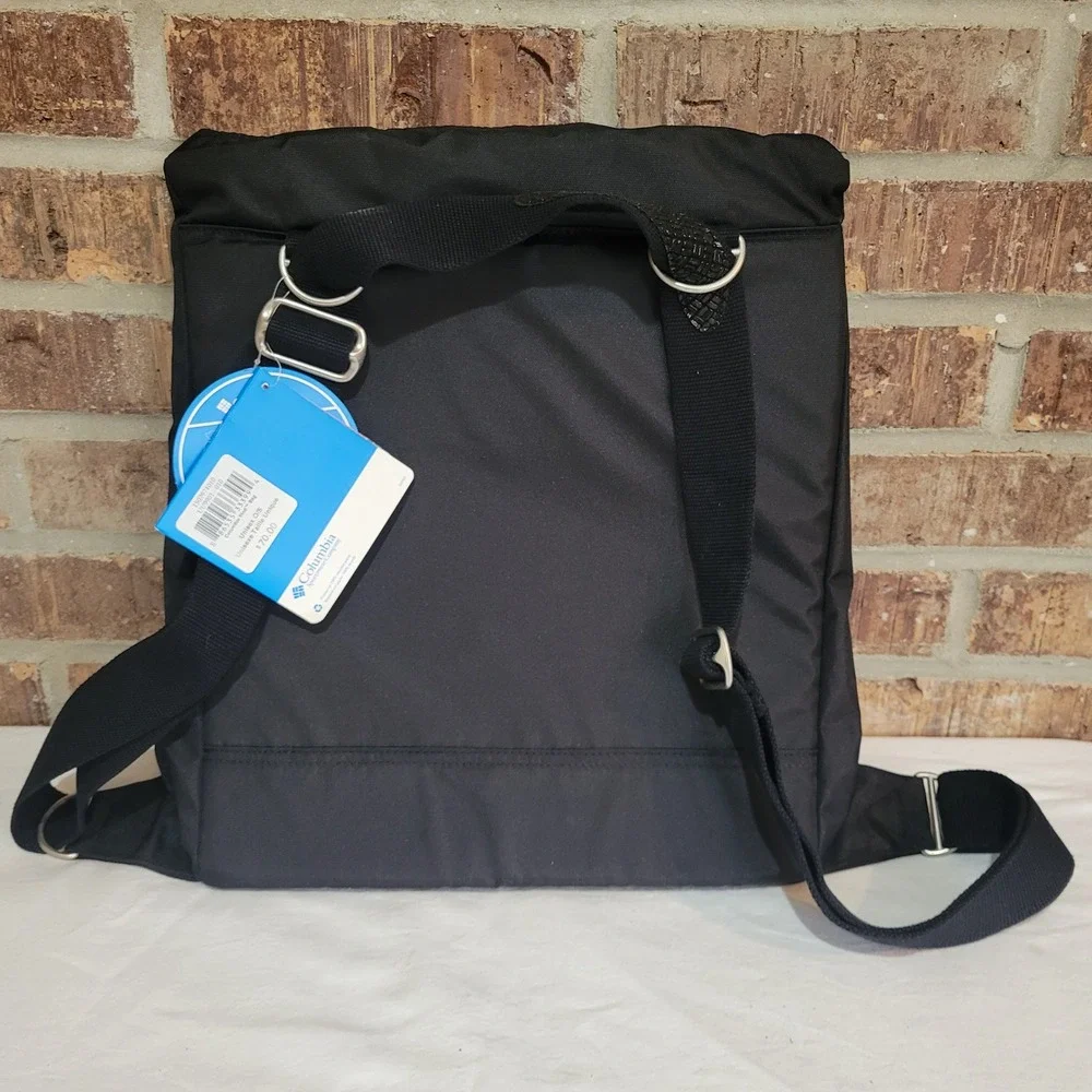 Columbia Mod Bag Black Multi-Carry Convertible Backpack Tote NWT